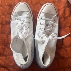 White High Top Converse